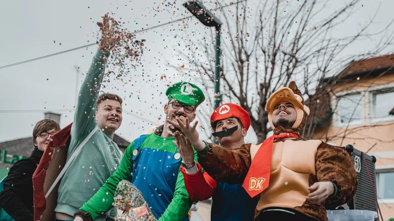 RawmanPictures - Sebastian Schiefermayr | Faschingsumzug Weißkirchen | Karneval Feier Fotografie, Gruppenbild, Kostüme, Spaß, lebendige Farben, Street-Event.