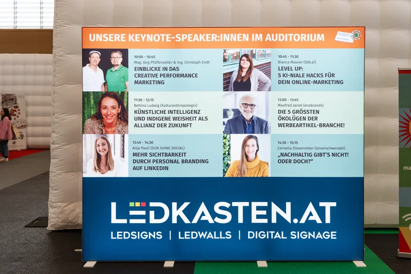 RawmanPictures - Sebastian Schiefermayr | Marke[ding] Wels | Konferenzankündigung mit Informationen zu Keynote-Speakern und Themen im Bereich Marketing.