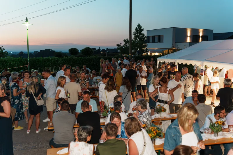 RawmanPictures - Sebastian Schiefermayr | Singkreis-Sundowner  | Fröhliches Sommerfest im Freien bei Sonnenuntergang, perfekt für Eventfotografie.