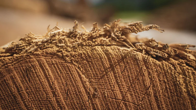 RawmanPictures - Sebastian Schiefermayr | Sägewerk Löberbauer | Nahaufnahme Baumstamm Detail – Holzstruktur, Jahresringe, Naturfotografie, Makroaufnahme.